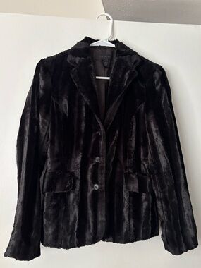 Faux Fur Blazer